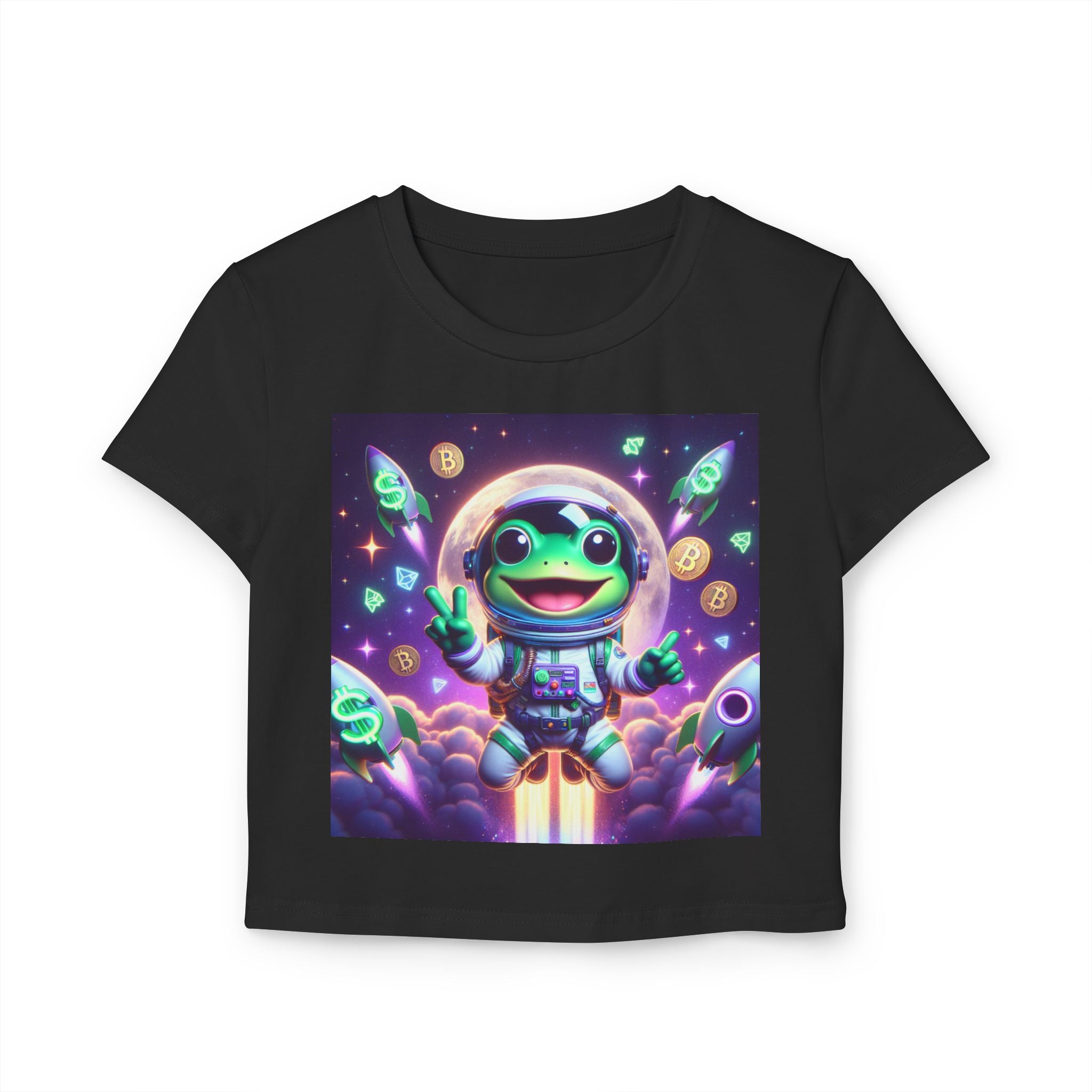 Ascend with PepeCoin Astronaut Tee - MeMe