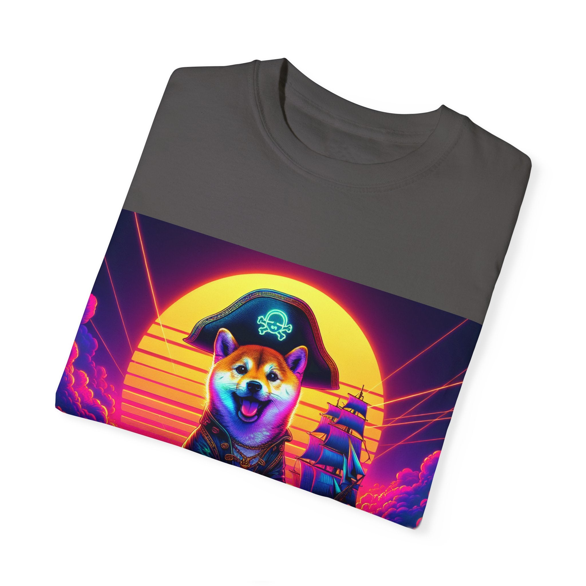 Bonk Hound Pirate Tee: Sail the Meme Seas - MeMe