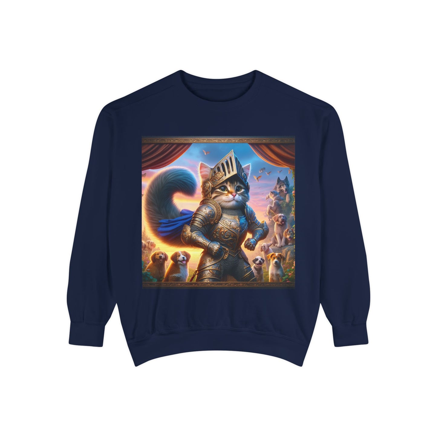 Knightly MEW: Cat in Dog's Domain Tee - MeMe