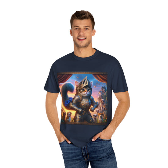 Epic Cat Knight Tee in Dog's World - MeMe