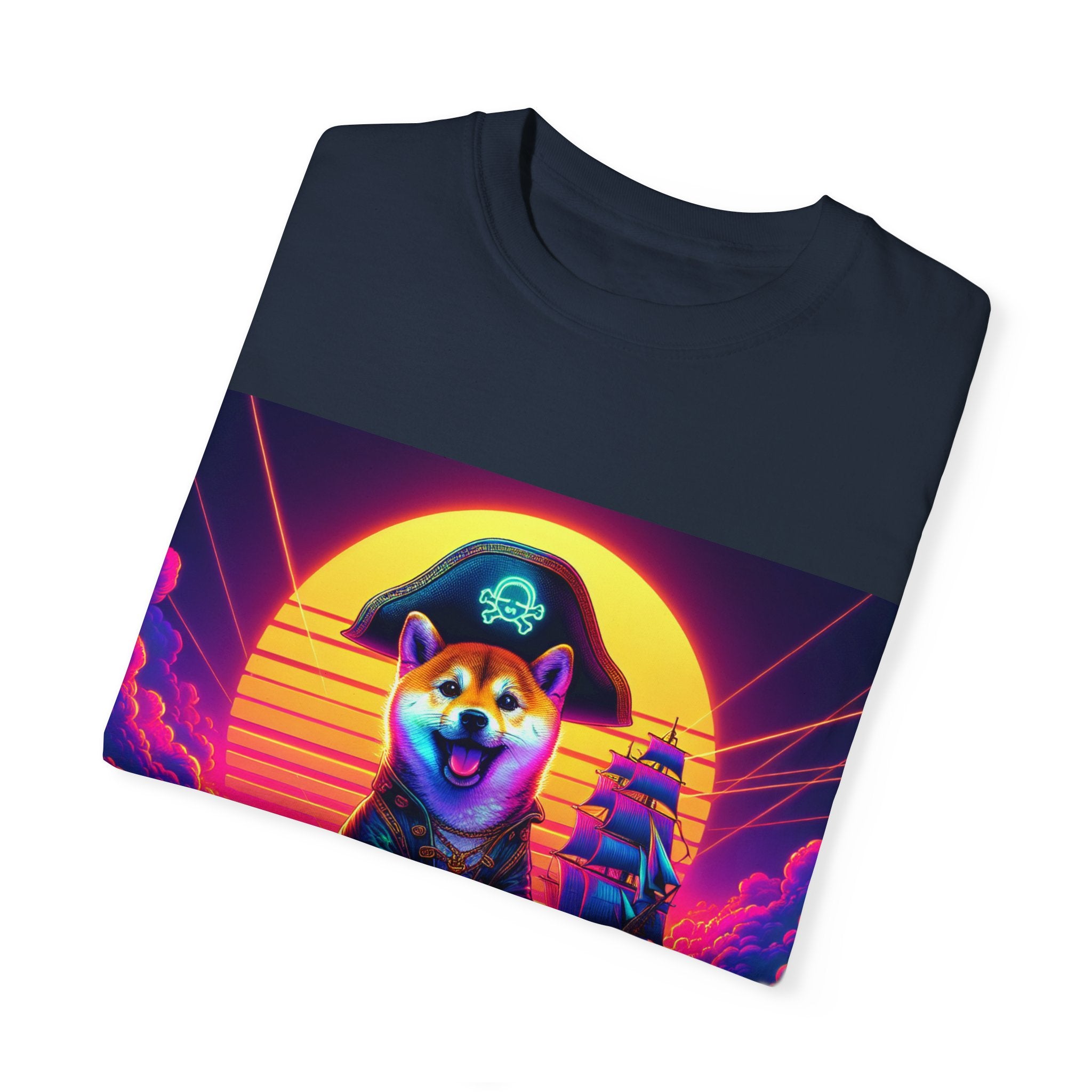 Bonk Hound Pirate Tee: Sail the Meme Seas - MeMe