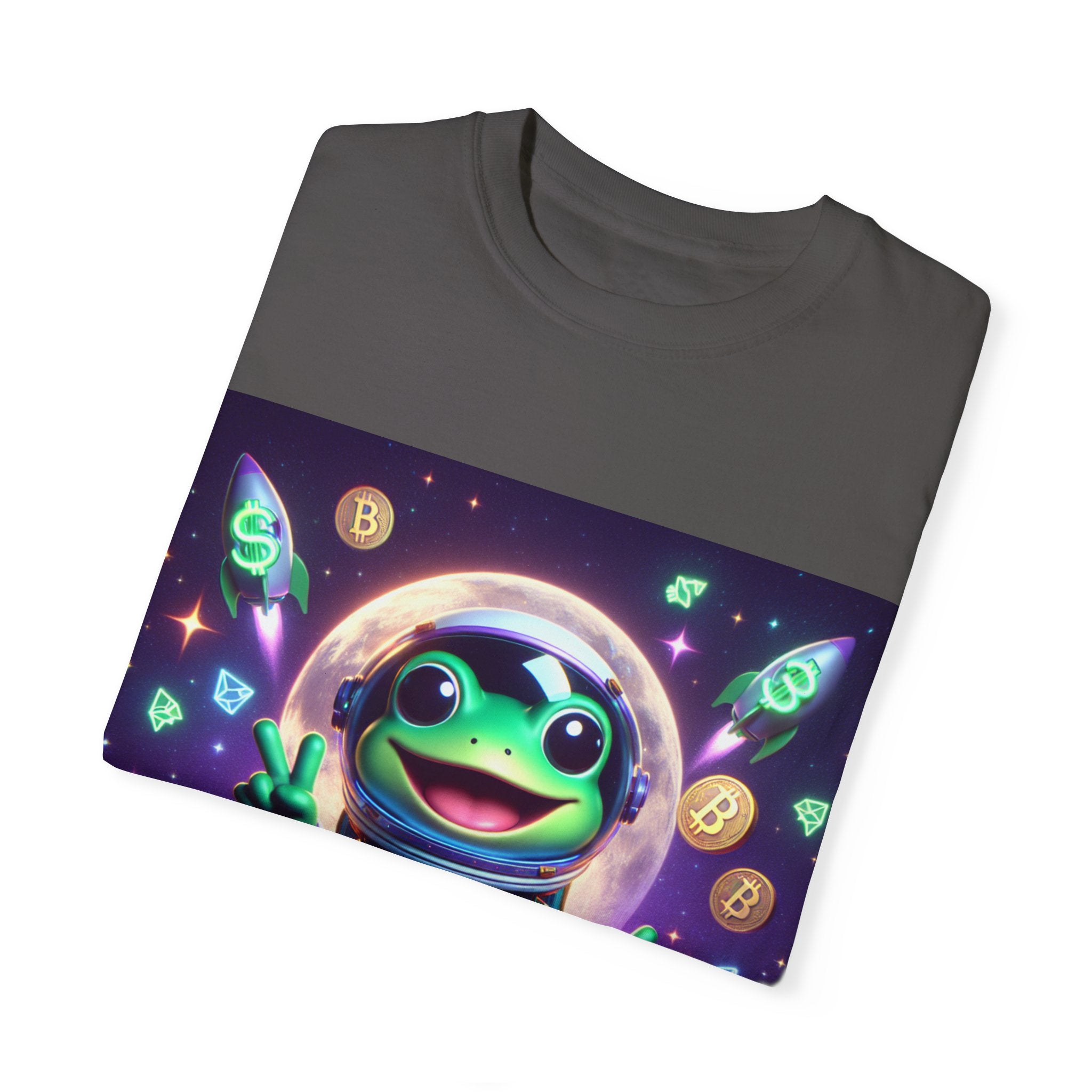 Pepe Astronaut Tee - Meme Revolution Ready - MeMe