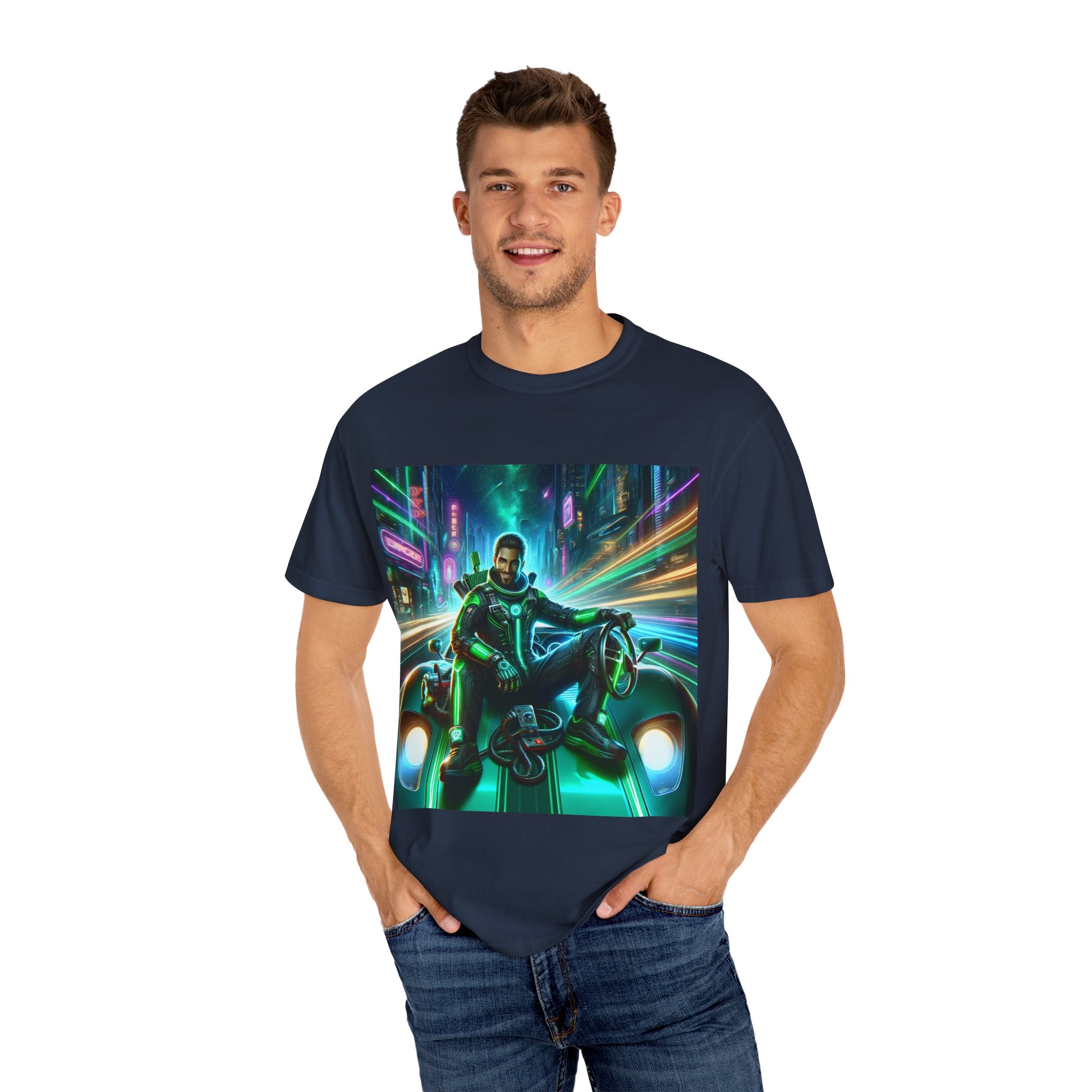 Turbo Guy Neon Racing Tee - MeMe