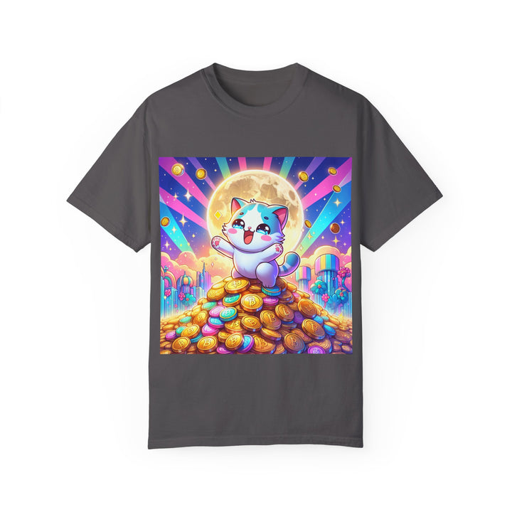 Popcat Crypto Vibes Tee - To the Moon! - MeMe