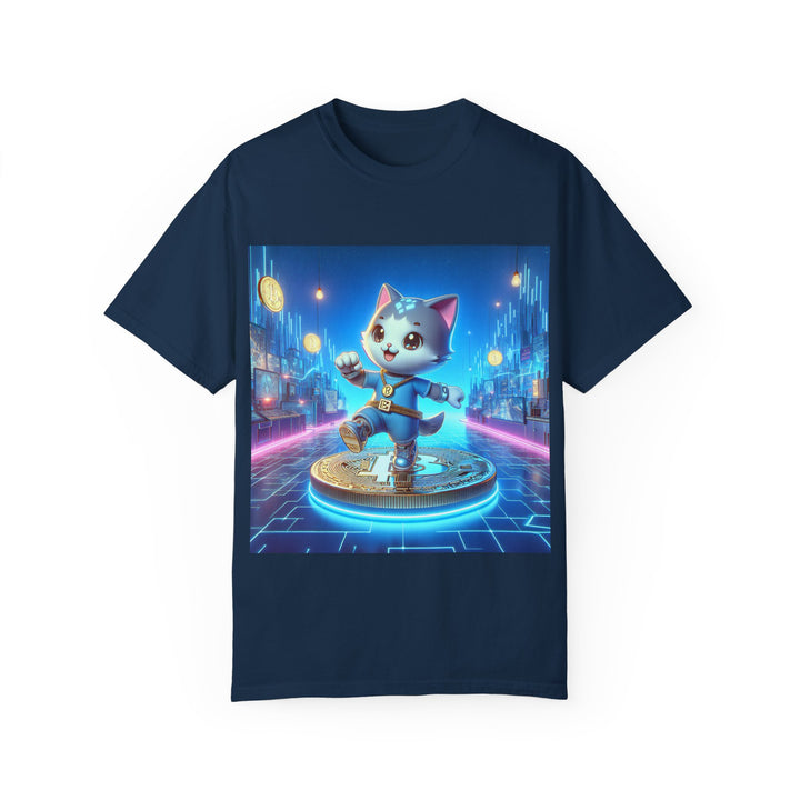 MEW Crypto Cat T-shirt - Cute Resilience in Style - MeMe