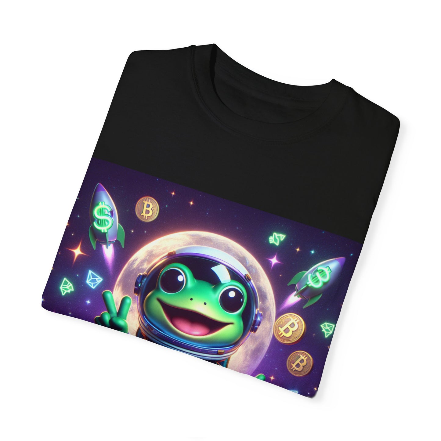 Pepe Astronaut Tee - Meme Revolution Ready - MeMe