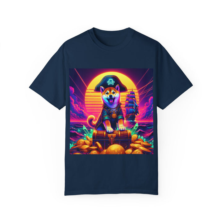 Bonk Hound Pirate Tee: Sail the Meme Seas - MeMe