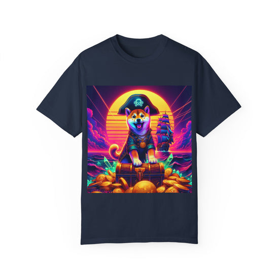 Bonk Hound Pirate Tee: Sail the Meme Seas - MeMe