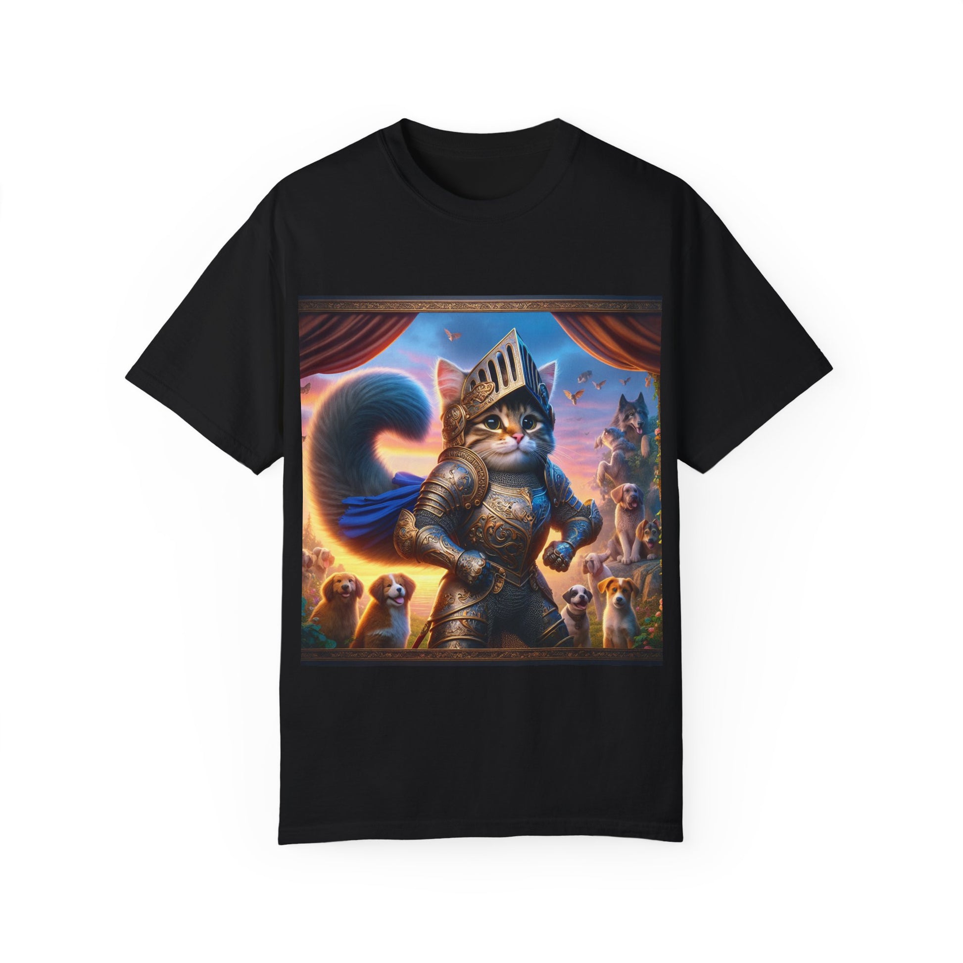 Epic Cat Knight Tee in Dog's World - MeMe