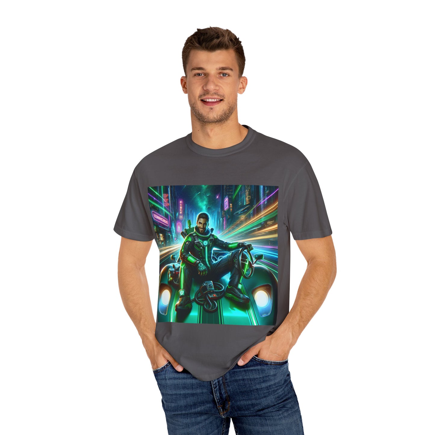 Turbo Guy Neon Racing Tee - MeMe