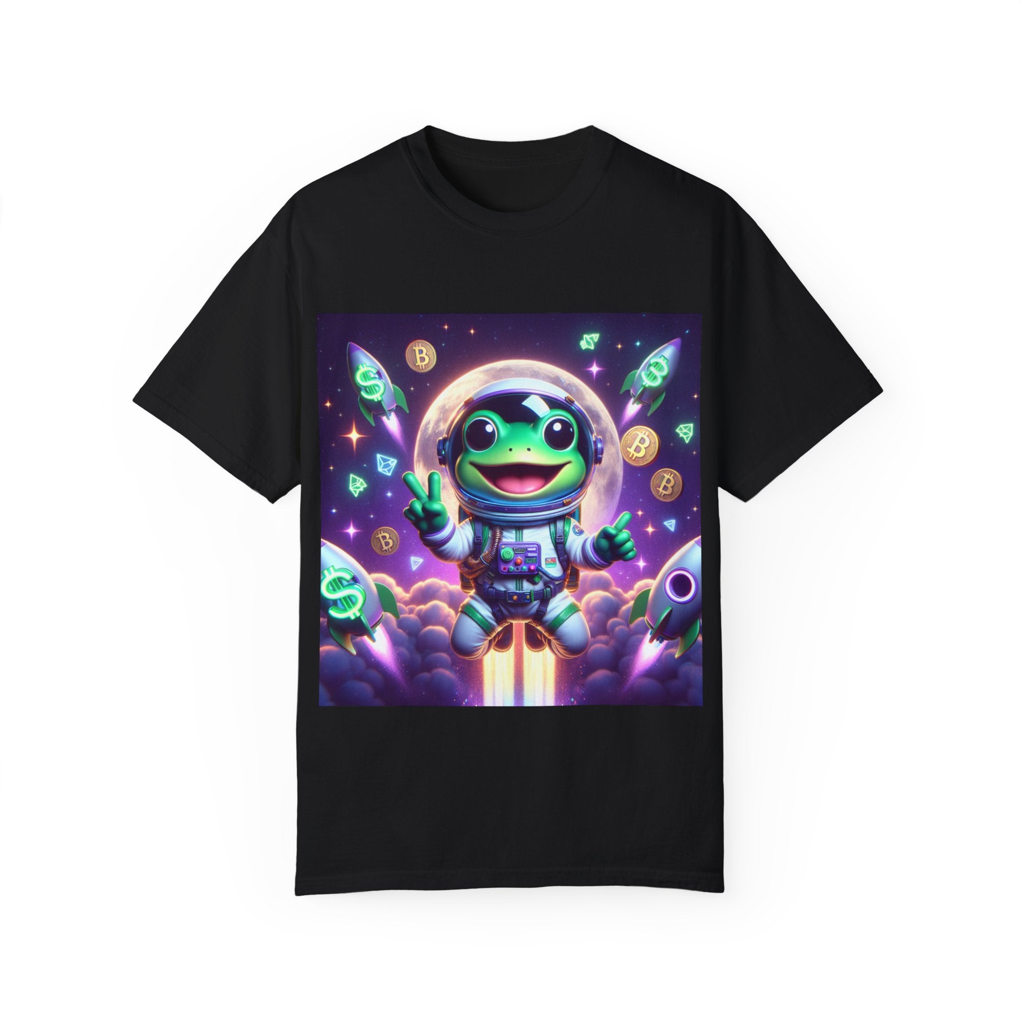 Pepe Astronaut Tee - Meme Revolution Ready - MeMe