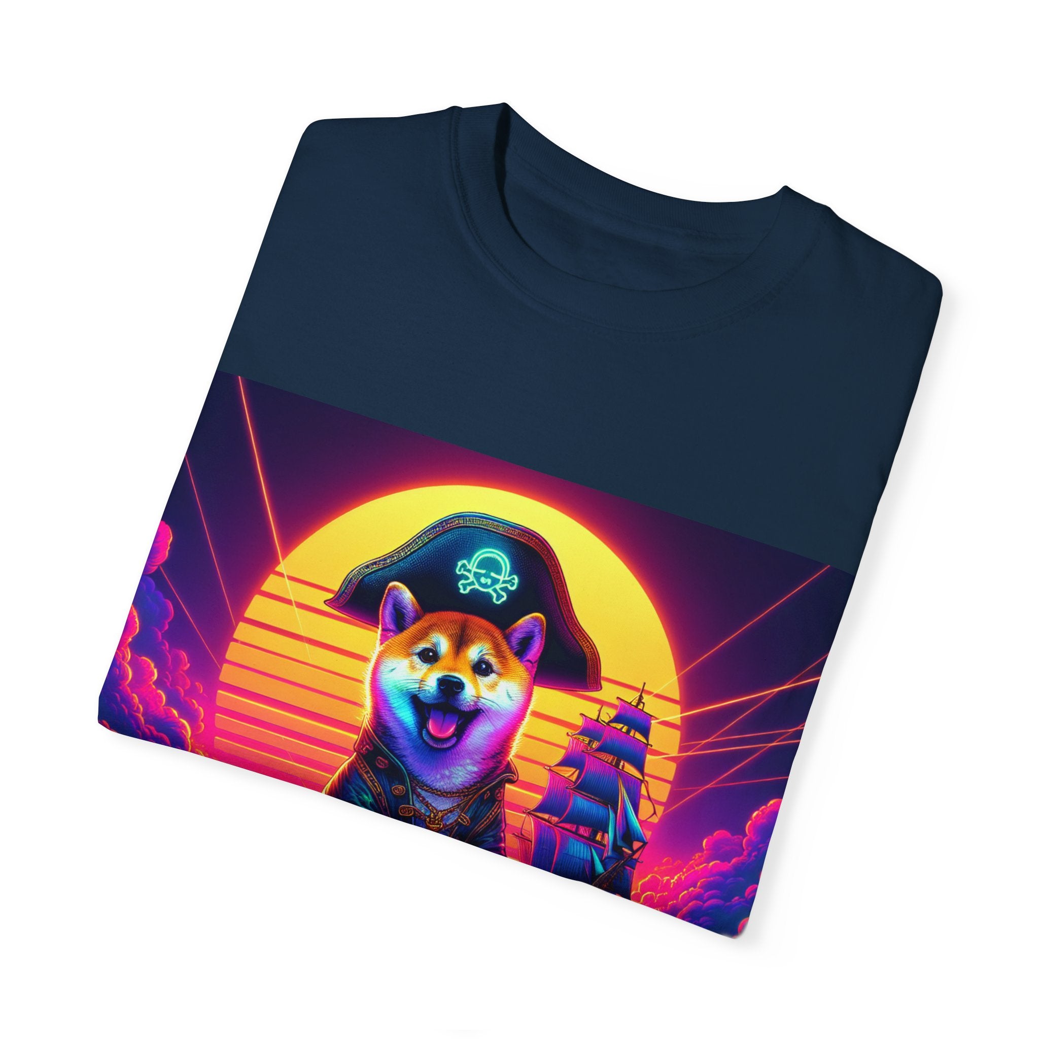 Bonk Hound Pirate Tee: Sail the Meme Seas - MeMe