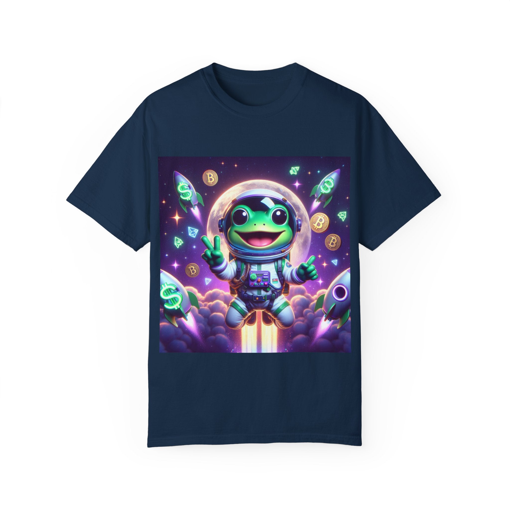 Pepe Astronaut Tee - Meme Revolution Ready - MeMe